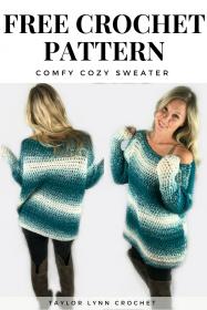 Cozy Sweater Free Crochet Pattern (English)-cozy-sweater-free-crochet-pattern-jpg