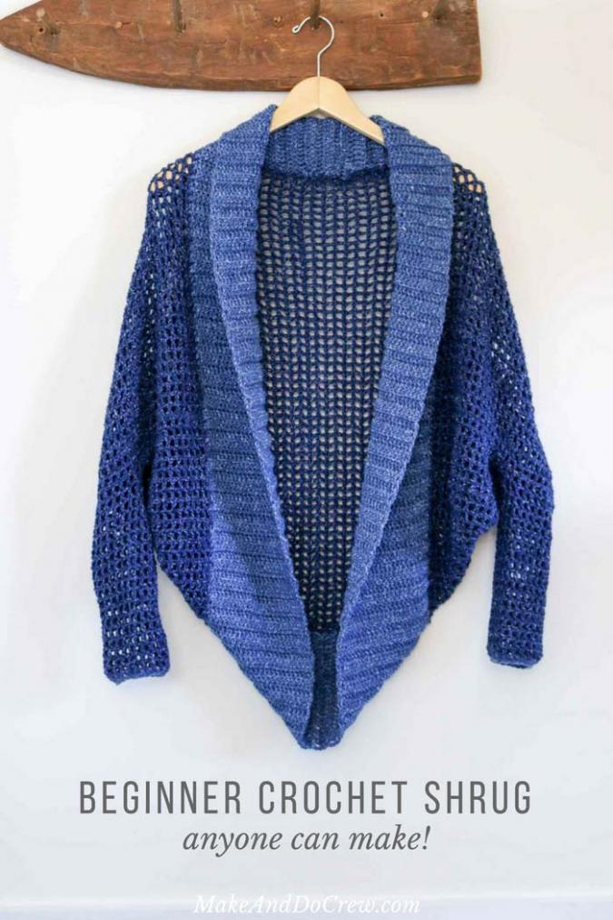 Easy Breezy Crochet Shrug for Women, S-XL also adjustable-shrug2-jpg