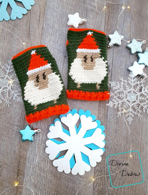 Sheep Santa Fingerless Gloves Free Crochet Pattern (English)-sheep-santa-fingerless-gloves-free-crochet-pattern-jpg