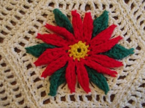 &quot;THE POWERFUL POINSETTIA&quot; available at GrannyBlankets.com-afghan-blankets-sale-2-jpg