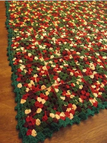 &quot;THE IRISH HILLSIDE&quot; available at GrannyBlankets.com-vintage-knitted-blanket-jpg