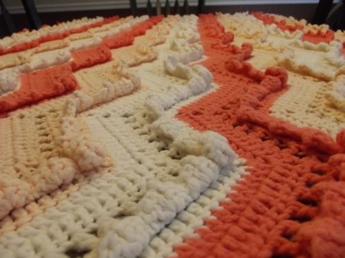 &quot;RUFFLE FLUFF&quot; available at GrannyBlankets.com-vintage-afghan-throws-jpg