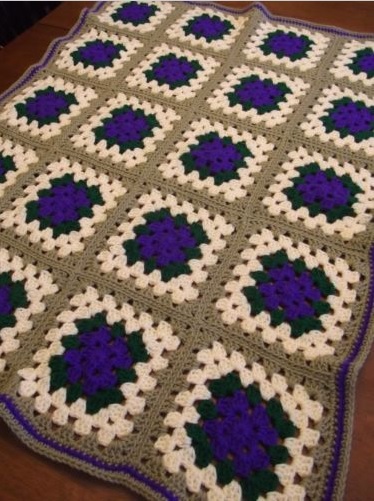 &quot;PURPLE PASSION&quot; available at GrannyBlankets.com-vintage-crochet-blankets-sale-2-jpg