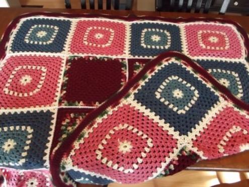 &quot;THE SQUARE DANCE&quot; available at GrannyBlankets.com-granny-square-afghans-jpg