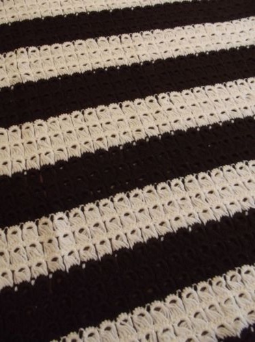 &quot;HOT FUDGE SUNDAE&quot; available at GrannyBlankets.com-vintage-afghan-crochet-blanket-jpg