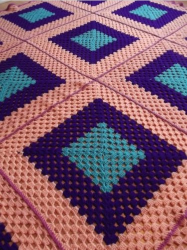 &quot;GOLIATH&quot; An extra large granny square afghan blanket available at GrannyBlankets.com-extra-afghan-blanket-jpg