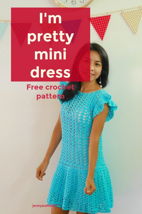 I'm Pretty Mini Dress for Women, S-2XL-dress-jpg