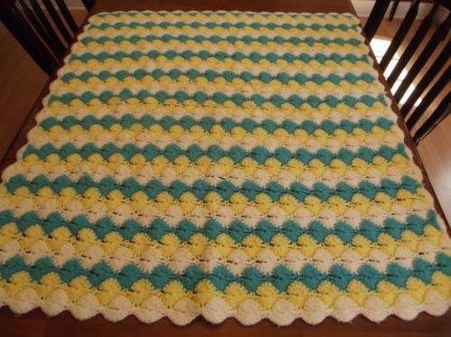 &quot;THE LUCKY DUCK&quot; A unique crochet afghan throw now at GrannyBlanket.com-crochet-afghan-throw-jpg