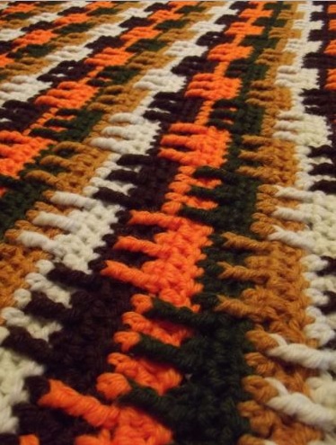 &quot;AUTUMN'S EDGE&quot;  The perfect fall hand made throw blanket when sitting by the fire.-vintage-afghan-throw-blankets-jpg