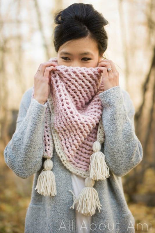 Crosswinds Triangle Scarf for Women-scarf1-jpg