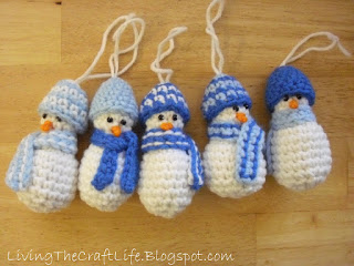 Mini Snowman Ornament Free Crochet Pattern (English)-mini-snowman-ornament-free-crochet-pattern-jpg