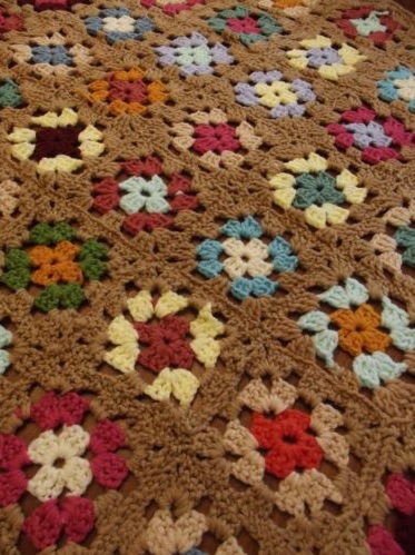 &quot;ROSEANNE II&quot;  A great granny square afghan available at GrannyBlankets.com-roseanne-afghan-blankets-sale-jpg