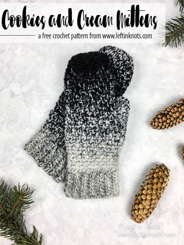 Cookies and Cream Slouch. Cowl and Mittens for Women-cookies2-jpg