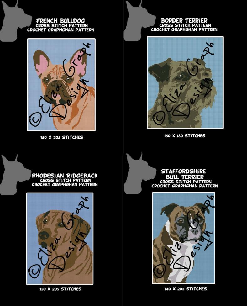 Border Terrier, Rhodesian Ridgeback, French Bulldog and the Staffy-47312622_494871911001336_7055120297833267200_o-jpg