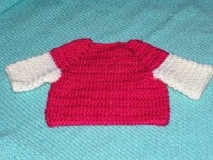 Baby Pullover Sweater Free Crochet Pattern (English)-baby-pullover-sweater-free-crochet-pattern-jpg