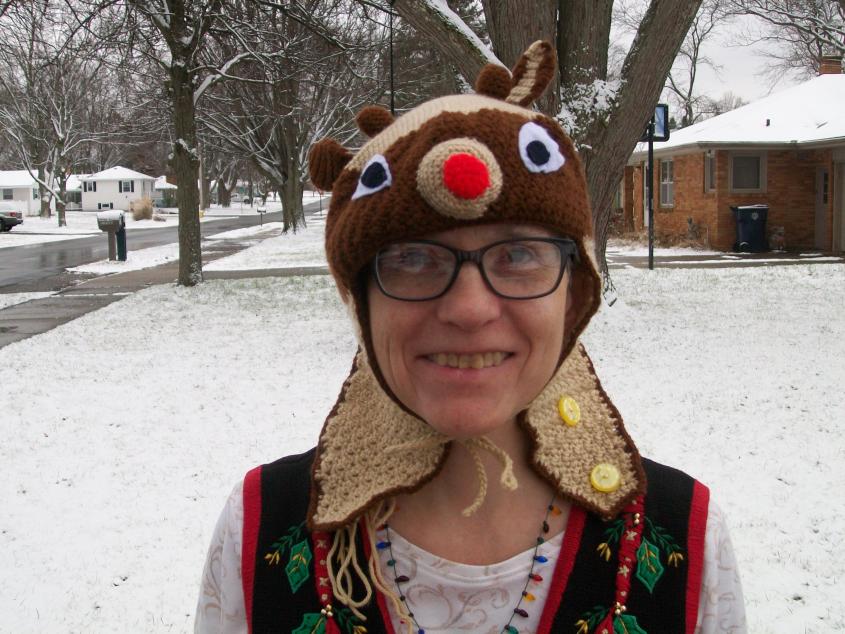 I finished the reindeer hat for my sister for Christmas-005-jpg