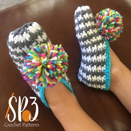 Houndstooth Slippers Free Crochet Pattern (English)-houndstooth-slippers-free-crochet-pattern-jpg