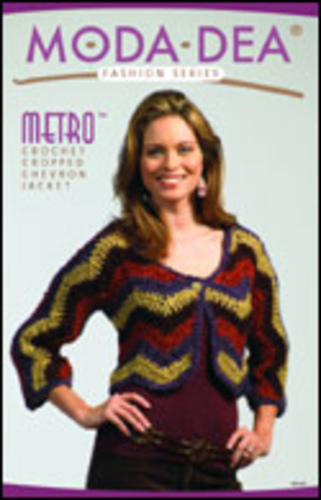 Seeking Moda Dea J18.0129, Metro: Crochet Cropped Chevron Jacket Pattern-modadeacantfind-jpg