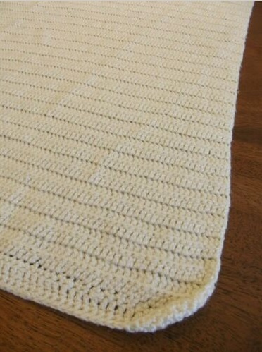 &quot;VANILLA CREAM&quot;  An off white casual throw.  GrannyBlankets.com-white-handmade-afghan-blankets-jpg