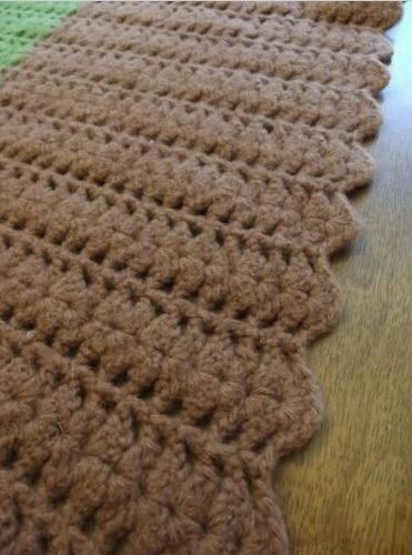 &quot;AFRICA&quot;  Nice earthy tone colors.  A nice afghan throw at GrannyBlankets.com-vintage-crochet-throw-blankets-jpg