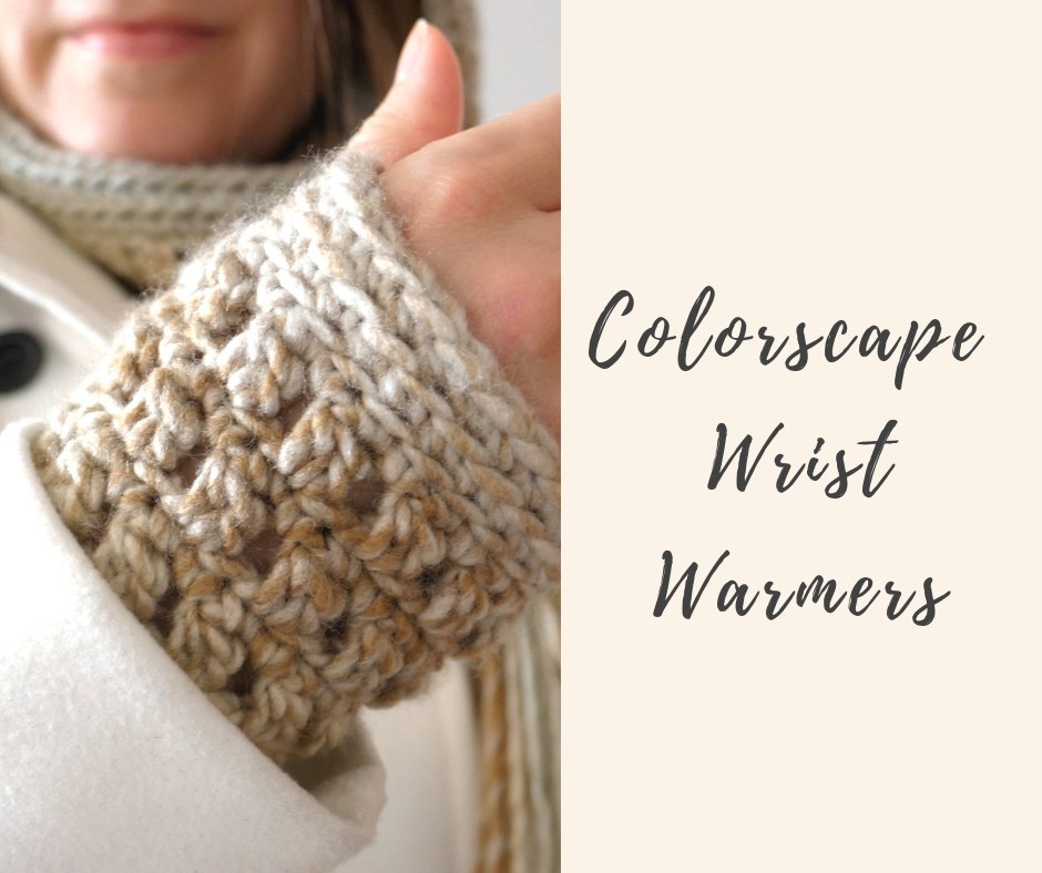 Colorscape Gift Set-Hat, Cowl and wrist warmers-colorscape-wrist-warmer-jpg