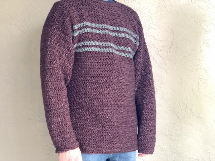 Simple Striped Sweater for Men, S-5X-sweater-jpg