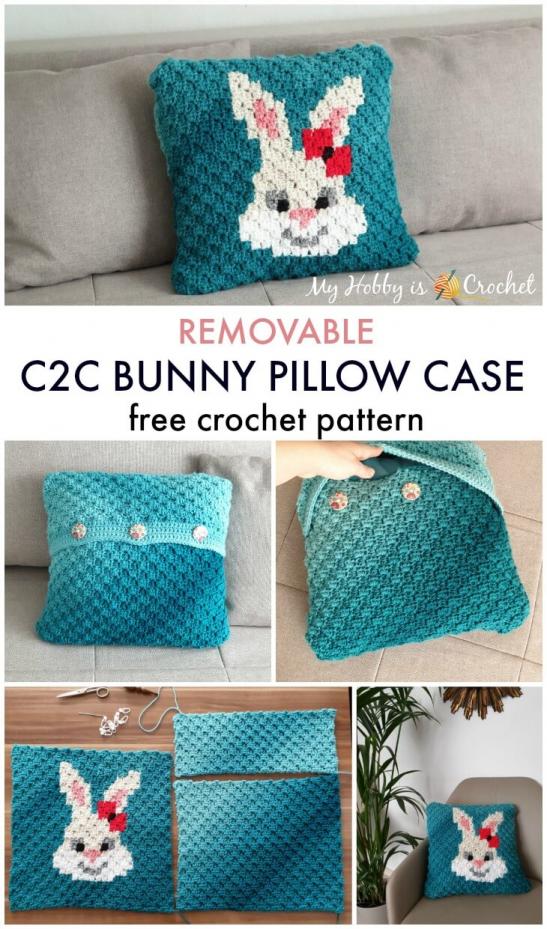 Removable C2C Bunny Pillow Case-bunny2-jpg