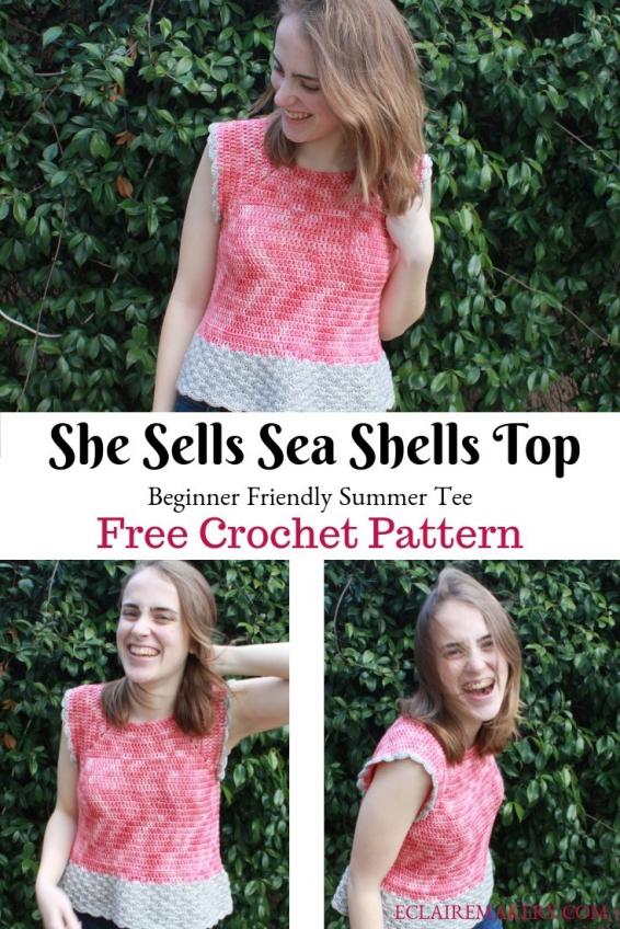 She Sells Sea Shells Top for Women-top-jpg