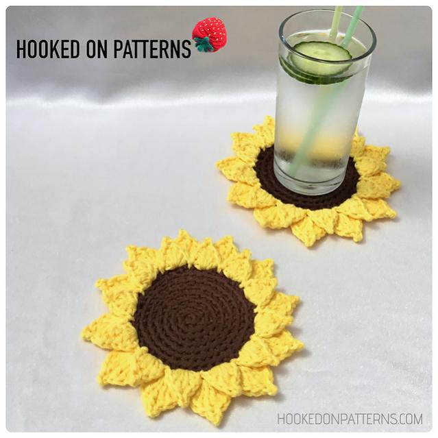 Sunflower Basket and Coasters-sun2-jpg