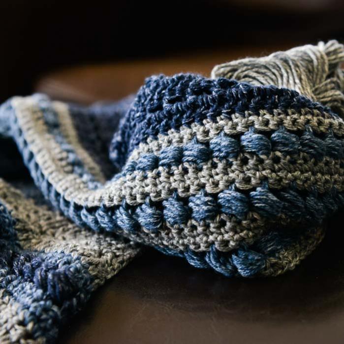 Denim Puff Stitch Shawl for Women-shawl2-jpg