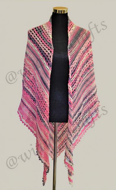 Pink Magnolia Shawl for Women-shawl-jpg