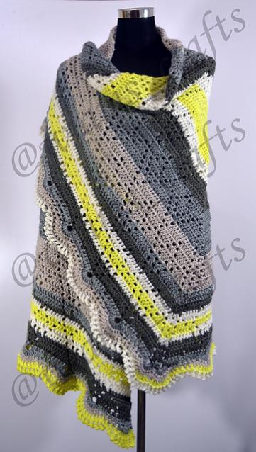Lime-O-nade Shawl for Women-shawl-jpg