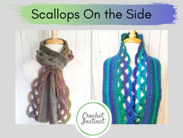 Scallops on the Side Scarf for Women-jpg