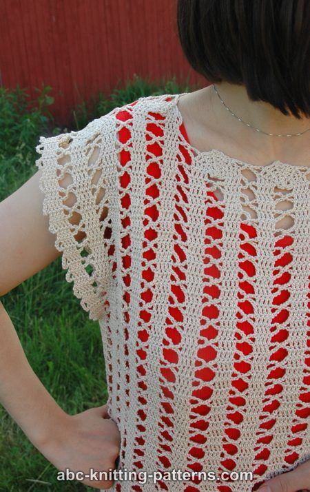 Bruges Lace Sleeveless Summer Top S-XL-top2-jpg