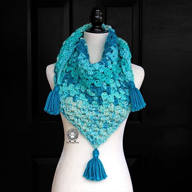 Once in a Blue Moon Triangle Scarf-scarf-jpg
