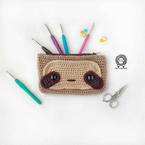 Sloth Hook Case Free Crochet Pattern (English)-sloth-hook-free-crochet-pattern-jpg
