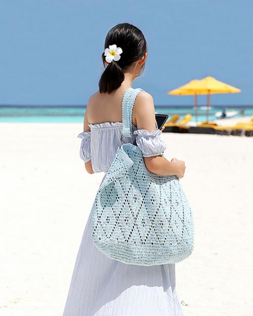 Diamond Stitch Oversized Tote and Matching Hat for Women-bag1-jpg