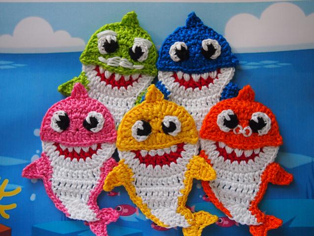 Baby Shark and His Family Applique-app1-jpg