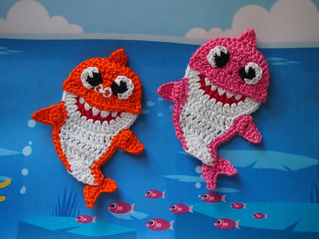 Baby Shark and His Family Applique-app3-jpg