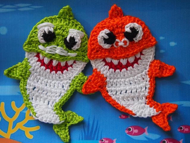 Baby Shark and His Family Applique-app4-jpg