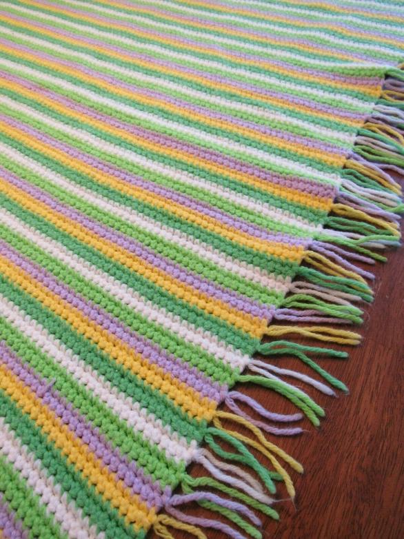 &quot;SAND PIPER&quot;  The perfect little beach blanket.  Available at GrannyBlankets.com-vintage-afghan-blanket-jpg