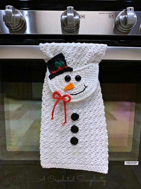 Snowman Kitchen Towel-towel1-jpg