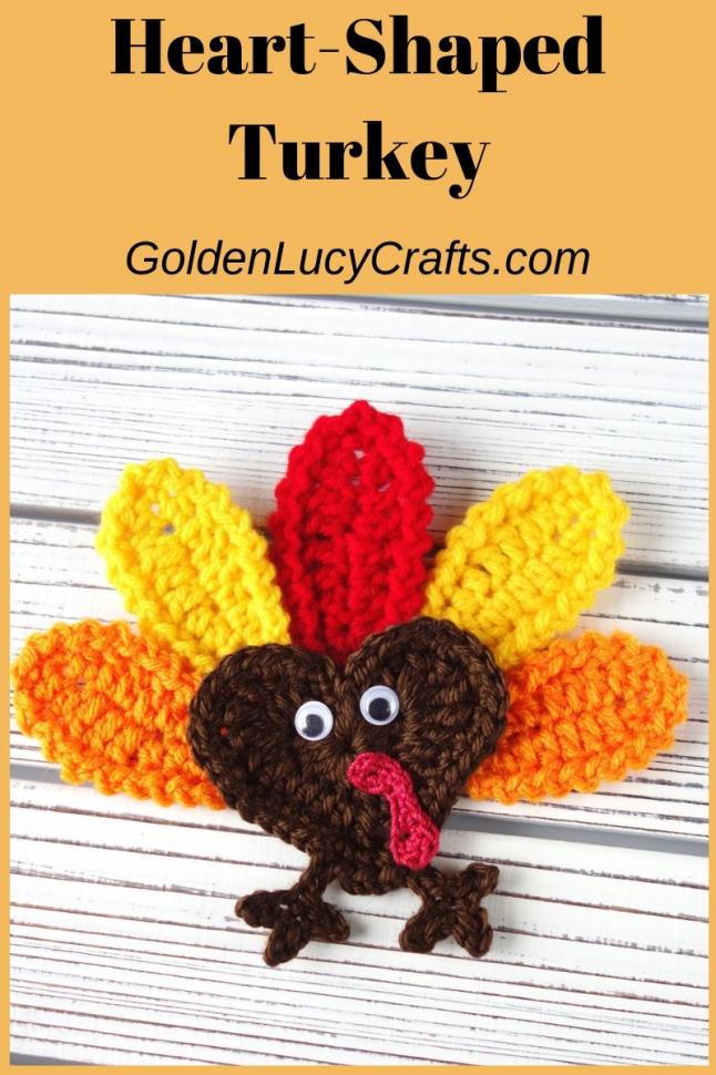 Heart Shape Turkey and Thanksgiving Turkey Unicorn Appliques-turkey1-jpg