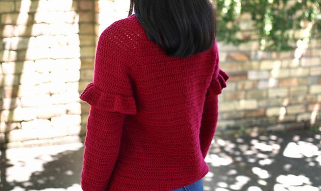 Holly Berry Ruffle Sweater for Women, XS-3XL-sweater2-jpg