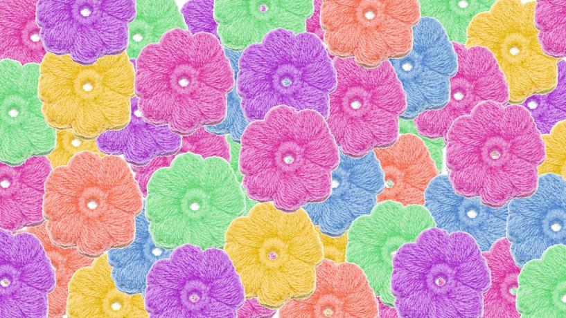 Crochet 8 Petals Puff Stitch Flower-oo-1-jpg