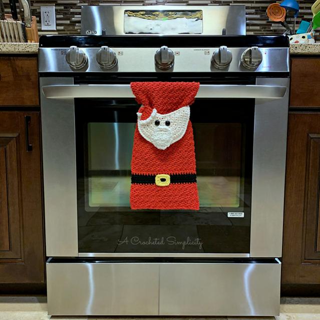 Santa Claus Kitchen Towel-santa1-jpg
