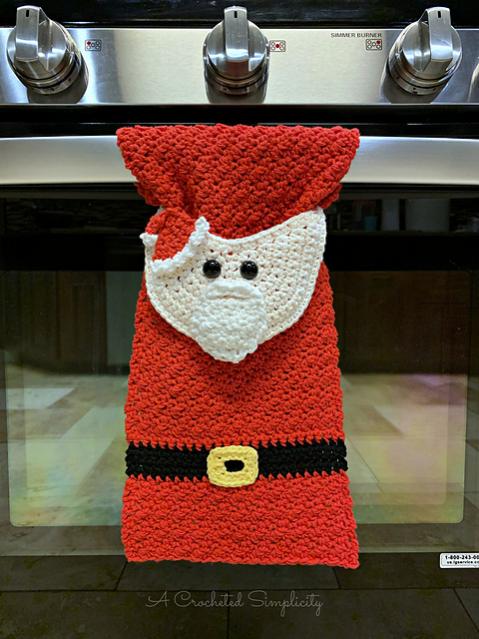 Santa Claus Kitchen Towel-santa2-jpg