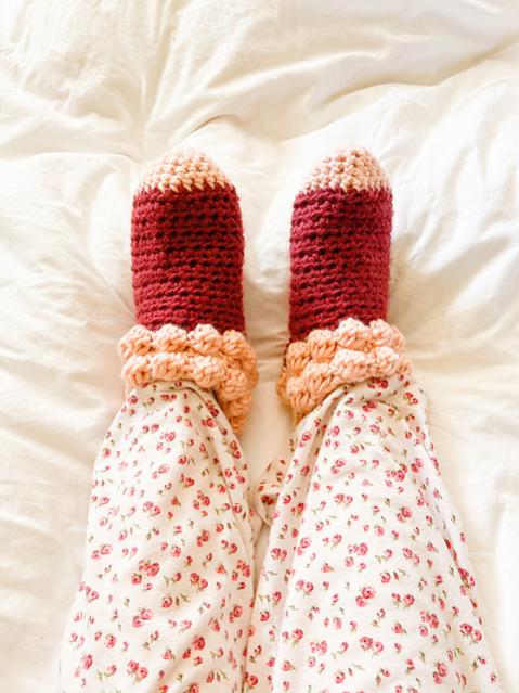 Bobble Slipper Socks for Women, size 5-12 adjustable-socks4-jpg