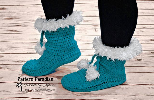 Santa Slippers for Women, 4-12, Men 6-16-slippers3-jpg