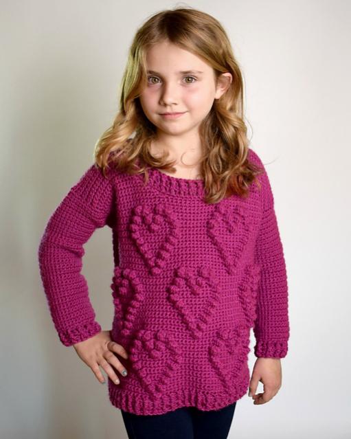 Sweetheart Sweater for Girls, size 5-12-sweater1-jpg